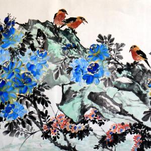花开惊山鸟
