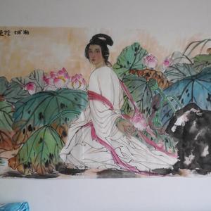 南浦采莲图