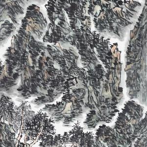千丈高峰叠翠黛