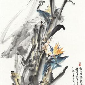 《朝霞寄情怀.