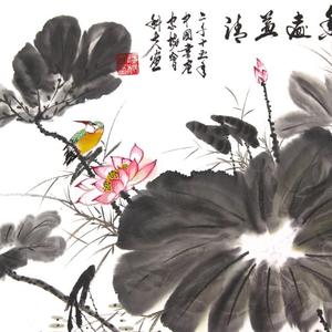 香远益清：荷花国画