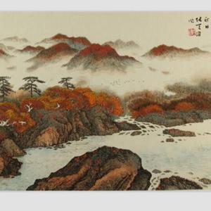 千嶂远横秋色里