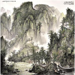 《大壑传清韵 翠崖筑农家》