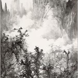 家山烟雨图