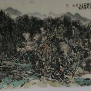 拟黄山水