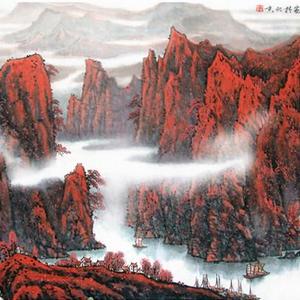 峡江圣境图