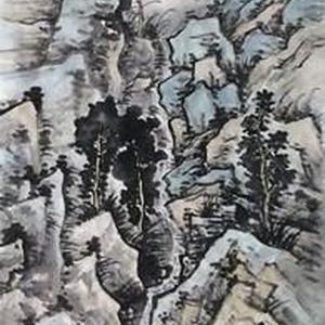 条屏山水