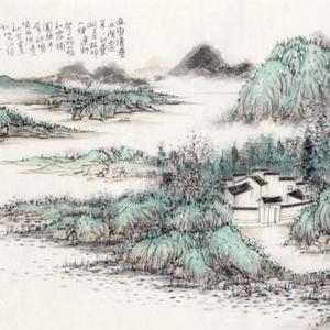 湖山春晓  2014年  萧阳作品