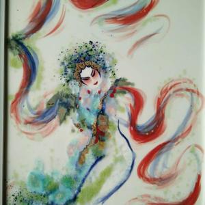 高温窑变颜色釉瓷版画
