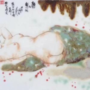 高温窑变颜色釉瓷版画