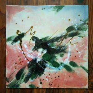 高温窑变颜色釉瓷版画