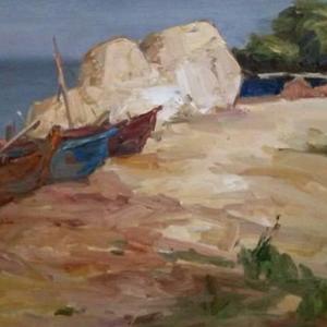 李达油画写生作品