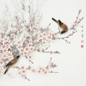 李俊才工笔画-春风有意