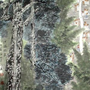 《曲水流觞》