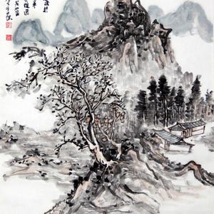 宋新成山水画作品欣赏