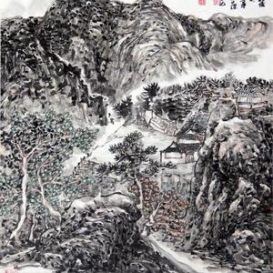 宋新成山水画欣赏