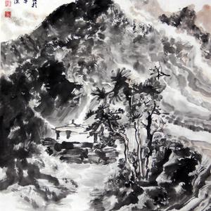 宋新成山水画欣赏