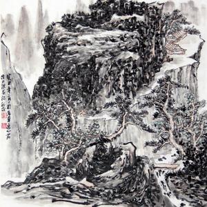 宋新成山水画欣赏