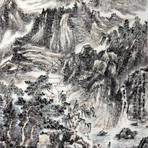 宋新成山水画欣赏