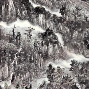 宋新成山水哈欣赏