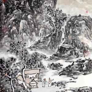 宋新成山水画欣赏