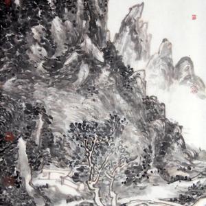 宋新成山水画欣赏