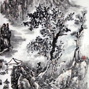 宋新成山水画欣赏