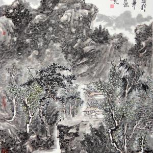 宋新成山水画欣赏