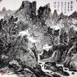 宋新成山水画欣赏