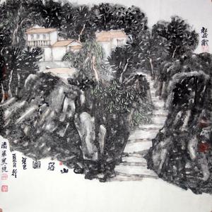 宋新成山水画欣赏