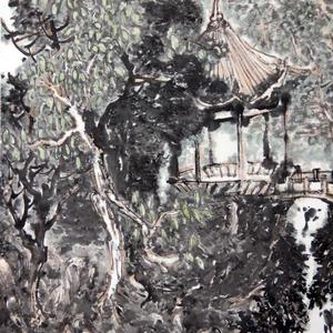 宋新成山水画欣赏
