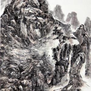 宋新成山水画欣赏