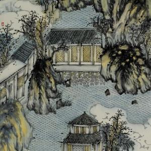 溪山庭院