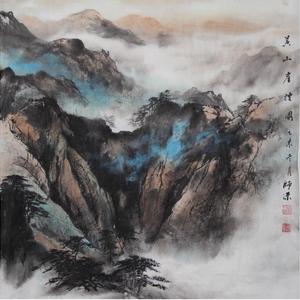 黄山崖烟图