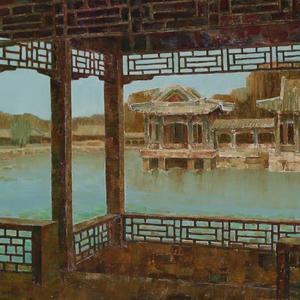 油画 皇城系列（十）