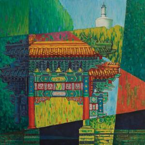 油画 皇城系列（十四）