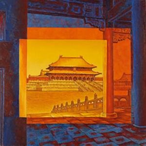油画 皇城系列（十六）