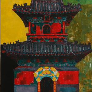 油画 皇城系列（十九）