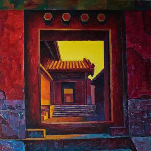 油画 皇城系列（二十一）