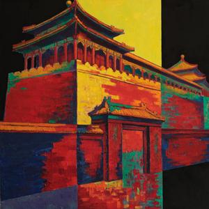 油画 皇城系列（二十四）