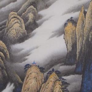 黄山醉夕阳