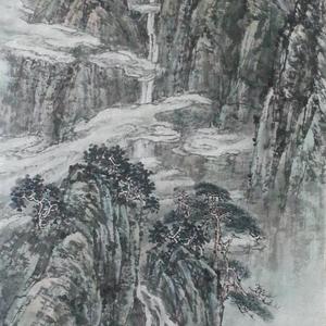穿峰青树外