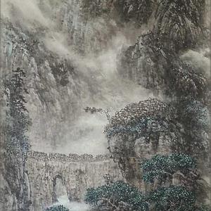 重叠峰岚青风岭