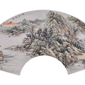 湖山秋意图