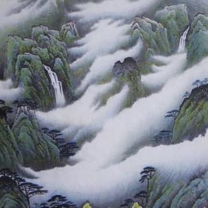 村山翠谷白云飞