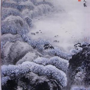 杏花帆影人家