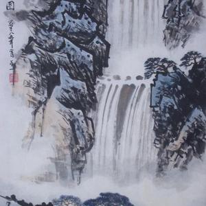 飞流入画图
