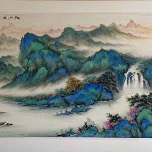 旭日东升山河秀