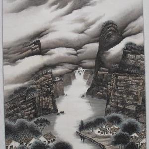 远望云山图