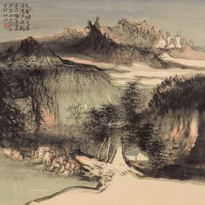 雨洗月痕新